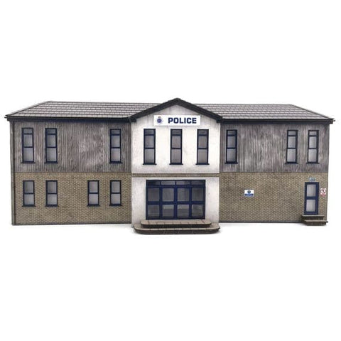 Scale Model Scenery KX109 OO Gauge Low Relief Police Station Kit