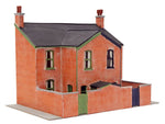 Peco LK-207 OO Gauge Victorian Low Relief House Backs - Laser Cut Kit