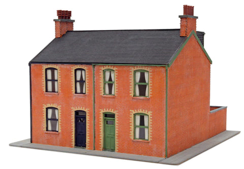 Peco LK208 OO Gauge Victorian House Complete - Laser Cut Kit