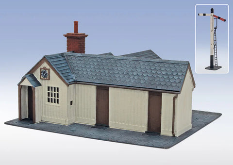Peco LK218 OO Gauge Tan-Y-Bwlch Station Building Laser Cut Wood Kit
