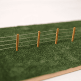 Scale Model Scenery LX056 OO Gauge 4ft Post & Wire Fencing Laser Cut Kit