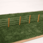 Scale Model Scenery LX058 OO Gauge 4ft Fence Posts (pre-drilled) Laser Cut Kit