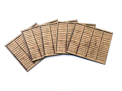 Scale Model Scenery LX155 OO Gauge 6ft Fence Panels Laser Cut Kit