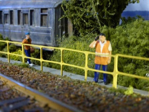 Scale Model Scenery LX176 OO Gauge Tubeclamp Railings Laser Cut Kit