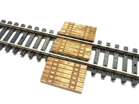 Scale Model Scenery LX184 OO Gauge Weathered Sleeper Barrow Crossing/Foot Crossing Kit
