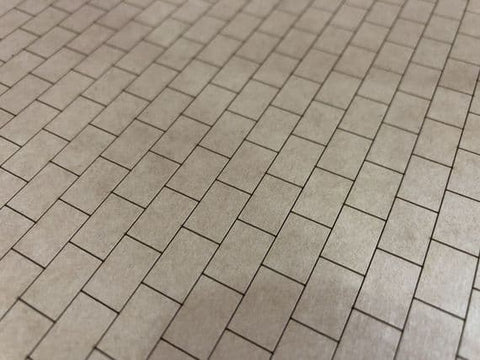 Scale Model Scenery LX232 OO Gauge 3ft x 2ft Paving Slabs Laser Cut Kit