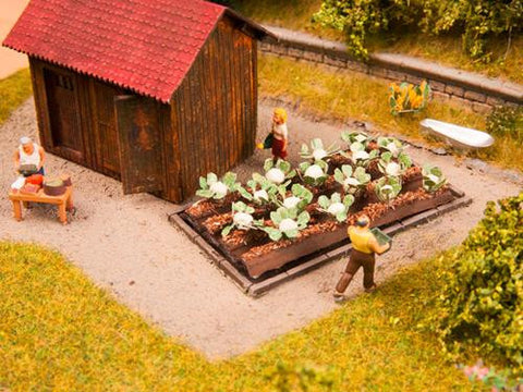 Noch 13216 HO/OO Gauge Cauliflower Plants (Pack 16)