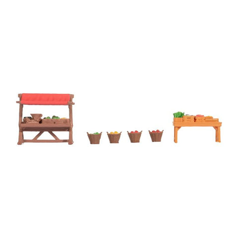 Noch 14837 HO/OO Gauge Weekly Market Accessory Set