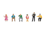 Noch 15239 HO/OO Gauge In the Dining Car (6) Figure Set