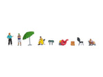 Noch 15877 HO/OO Gauge Camping Trip & Accessories Figure Set