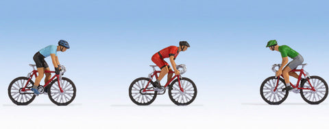 Noch 15897 HO/OO Gauge Racing Cyclists Figures Set