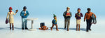 Noch 15926 HO/OO Gauge Christmas Market Figures/Accessories