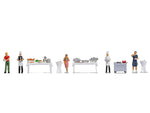Noch 16276 HO/OO Gauge At the Buffet Themed Figure Set