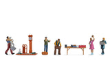 Noch 16280 HO/OO Gauge At the Flea Market Themed Figure Set