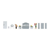 Noch 16287 HO/OO Gauge Bedroom Themed Figure Set