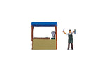Noch 16503 HO/OO Gauge Fish Stall Tiny Scenes Set