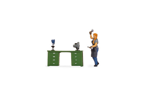 Noch 16515 HO/OO Gauge At Work (Engineer) Tiny Scenes Set