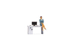 Noch 16517 HO/OO Gauge In the Office (Woman) Tiny Scenes Set