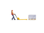 Noch 16525 HO/OO Gauge Warehouse Worker (Pallet Truck) Tiny Scenes Set