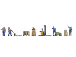 Noch 35060 N Gauge Warehousemen (5) & Accessories 3D Master Figure Set