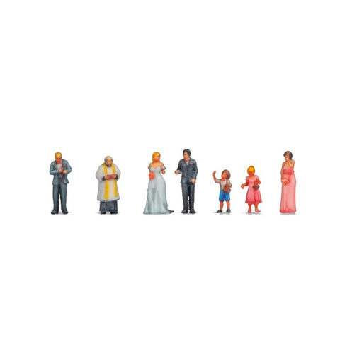 Noch 35440 N Gauge Wedding (7) 3D Master Figure Set