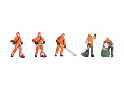 Noch 36064 N Gauge Municipal Gardeners (5) Figure Set