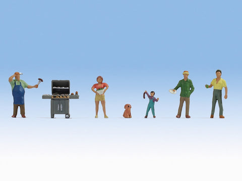 Noch 36593 N Gauge Barbecue Party Figures