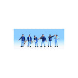 Noch 45282 TT:120 Gauge Locomotive Drivers (3) and Shunters (3) Figure Set