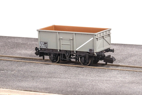 Peco NR-1001B N Gauge Ex-BR 16 ton Mineral Wagon (MCO) Unfitted, Grey