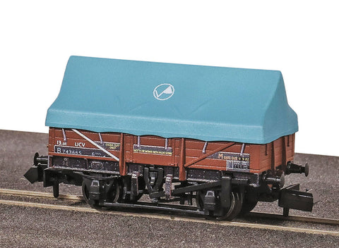 Peco NR-1200B N Gauge BR Clay Hood China Clay Wagon UCV B743665