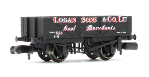 Peco NR-5006P N Gauge 5 Plank Open Wagon Logan & Sons