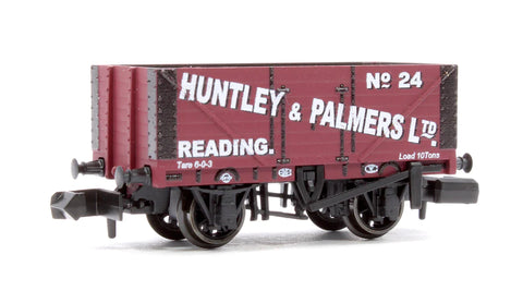 Peco NR-7010P N Gauge 9ft 7-Plank Open Wagon, Huntley & Palmers No. 24
