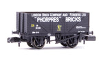 Peco NR-7012P N Gauge 7 Plank Open Wagon London Brick Co Phorpres