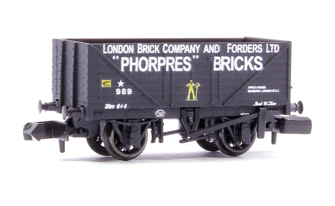 Peco NR-7012P N Gauge 7 Plank Open Wagon London Brick Co Phorpres