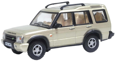 Oxford Diecast 76LRD2002 1:76/OO Gauge Land Rover Discovery 2 White Gold