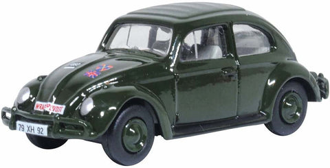Oxford Diecast 76VWB012 1:76/OO Gauge Volkswagen Beetle WRAC Provost British Army Rhine
