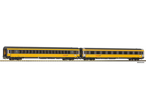 Piko 28323 HO Gauge Expert CD Regiojet 2nd Class Eurofima Coach Set (2) VI