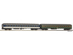 Piko 28324 HO Gauge Expert DB Bum234 POP/Green Coach Set (2) IV