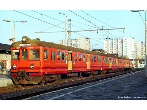 Piko 51463 HO Gauge Expert PKP EN57 3 Car EMU V (DCC-Sound)