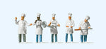 Preiser 10329 HO/OO Gauge Chefs (5) Exclusive Figure Set