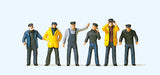 Preiser 10353 HO/OO Gauge Ship's Crew (6) Exclusive Figure Set