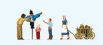 Preiser 10650 HO/OO Gauge Putting up the Scarecrow Scene (4) Exclusive Figure Set