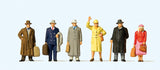 Preiser 10664 HO/OO Gauge Passengers Era III (6) Exclusive Figure Set
