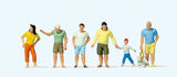 Preiser 10672 HO/OO Gauge Passers By in Summer Clothes (6) Exclusive Figure Set