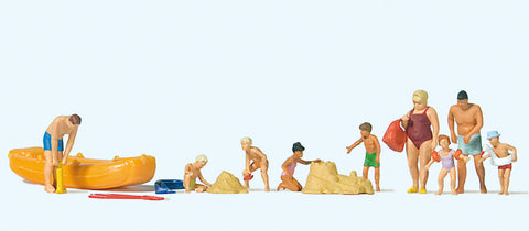Preiser 10692 HO/OO Gauge Leisure Time at the Lake (9) Exclusive Figure Set