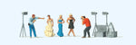 Preiser 10789 HO/OO Gauge Fashion Shoot Exclusive Figure Set
