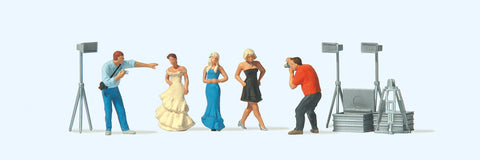 Preiser 10789 HO/OO Gauge Fashion Shoot Exclusive Figure Set