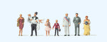 Preiser 10790 HO/OO Gauge Wedding Scene Figure Set