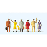 Preiser 14020 HO/OO Gauge Passengers (6) Standard Figure Set
