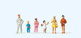 Preiser 14126 HO/OO Gauge Children (6) Standard Figure Set